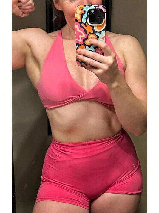 Women's Workout Sports Bras Fitness Sienna Low Impact Bra Yoga Crop Tank