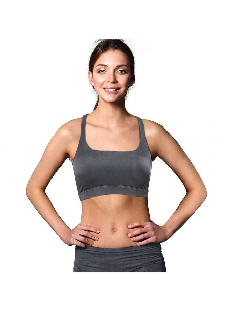 2 Pack Strappy Sports Bra For Women