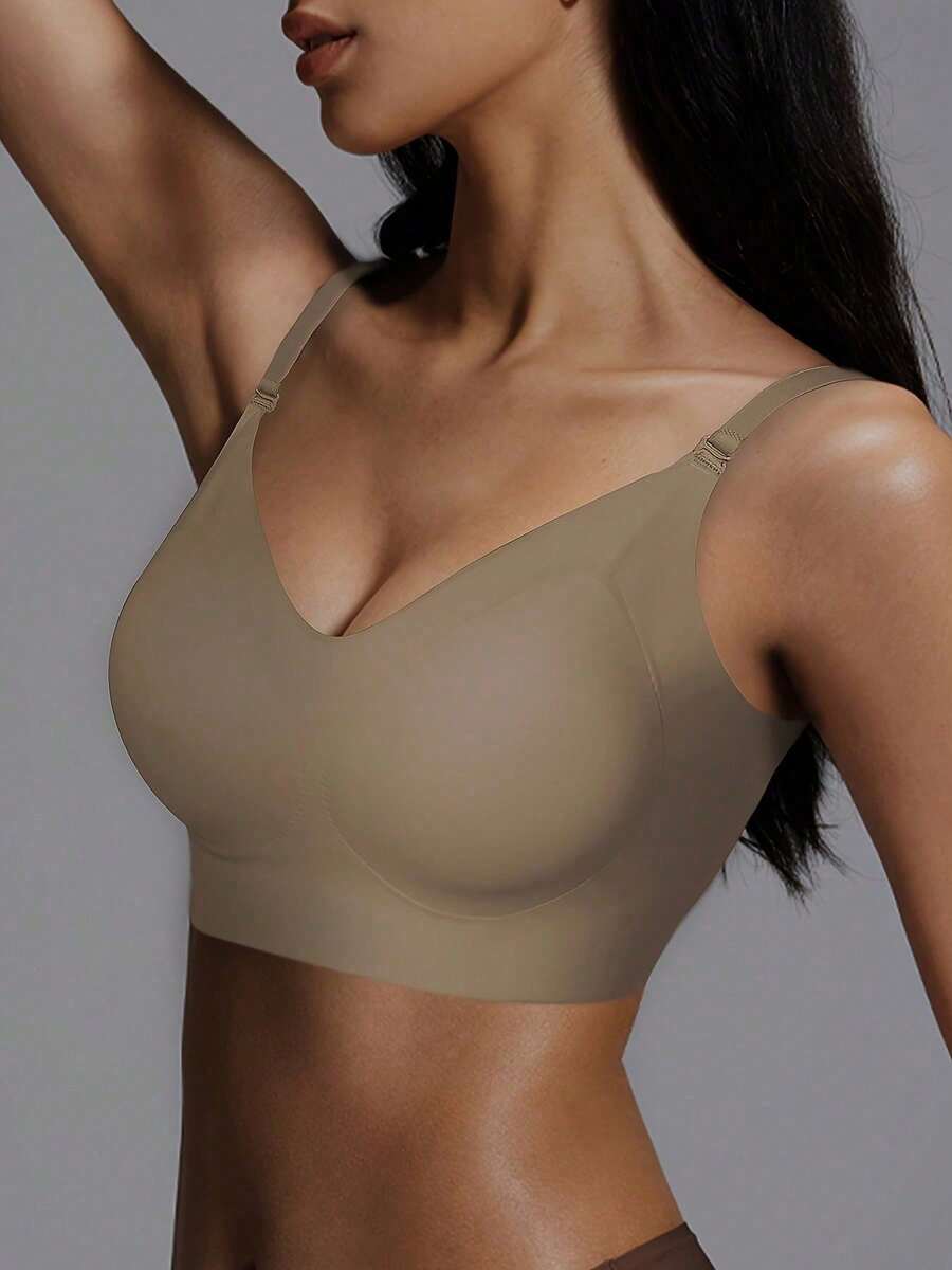 1/2 Pcs Seamless Backless Wireless Bra 3 Way Cross-Back Design