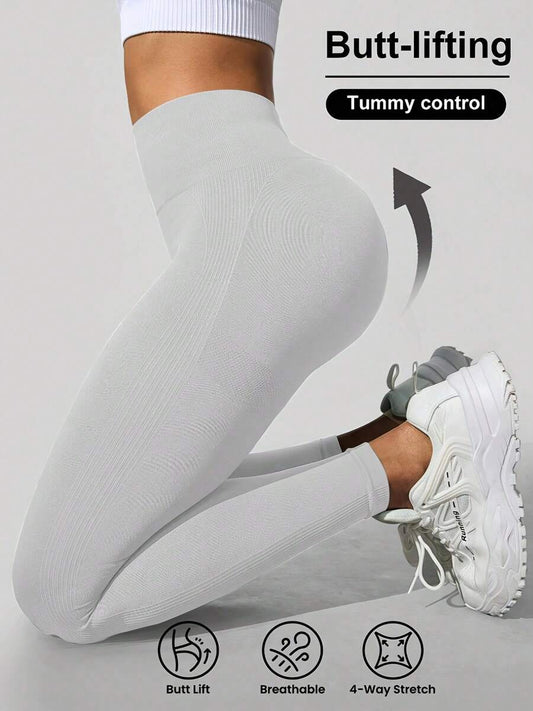 Workout Leggings Seamless Yoga Pants Butt Lifting Waist Shaping